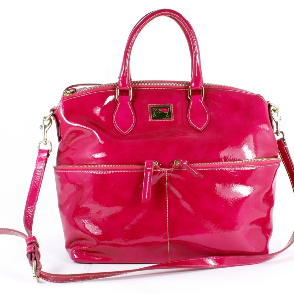 Dooney & Bourke Fuchsia Patent Leather Handbag